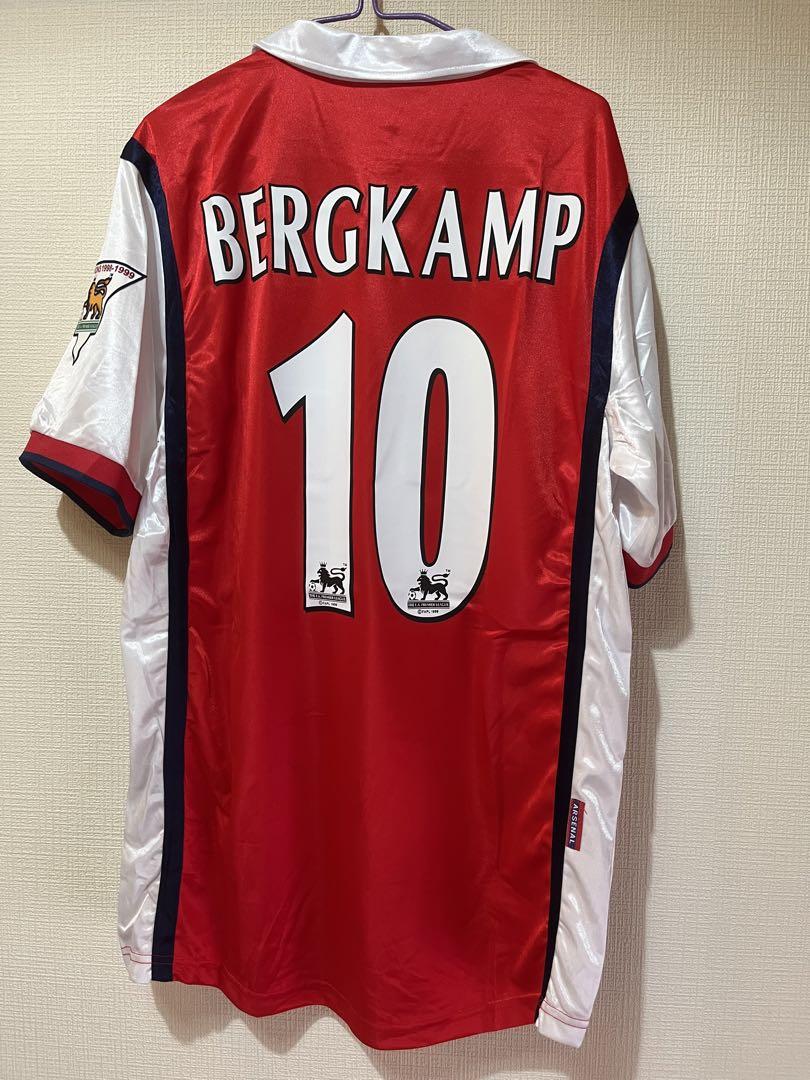 アーセナルFCホームジャージ伝説的オランダフォワードデニス・ベルカンプ番号10