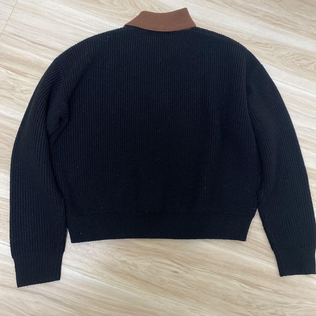 フレッドペリーFRED PERRY Knitted Shirt UK10 ニット