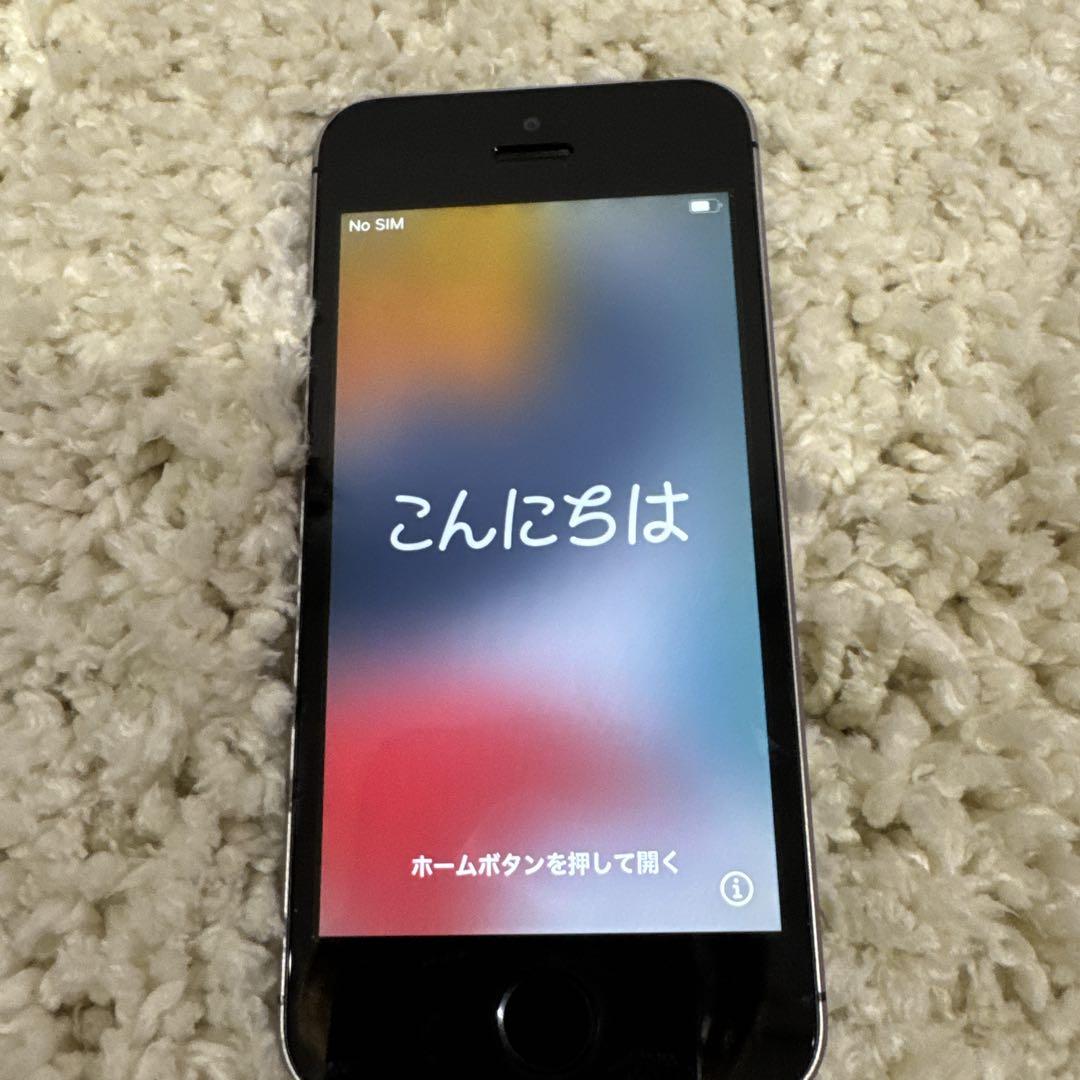 Apple iPhone SE 第一世代64GB グレー 本体
