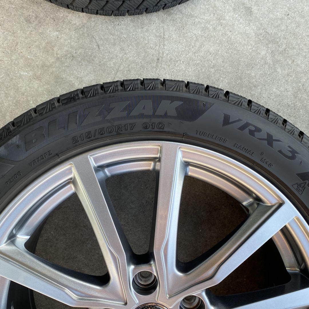 215/50R17 22年製　バリ山セット！ 215/50R17 2023 2022年バリ溝タイヤ&EXPLODEアルミ