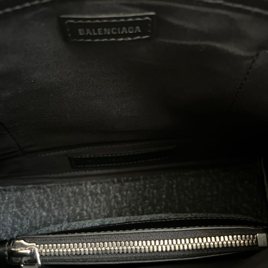 バレンシアガー・ネイビーカバス ブラックデニムXS