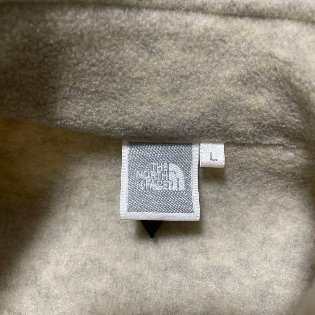THE NORTH FACE アルマディラ リブ フリースジャケット ベージュL THE NORTH FACE アルマディラ リブ フリースジャケット ベージュL