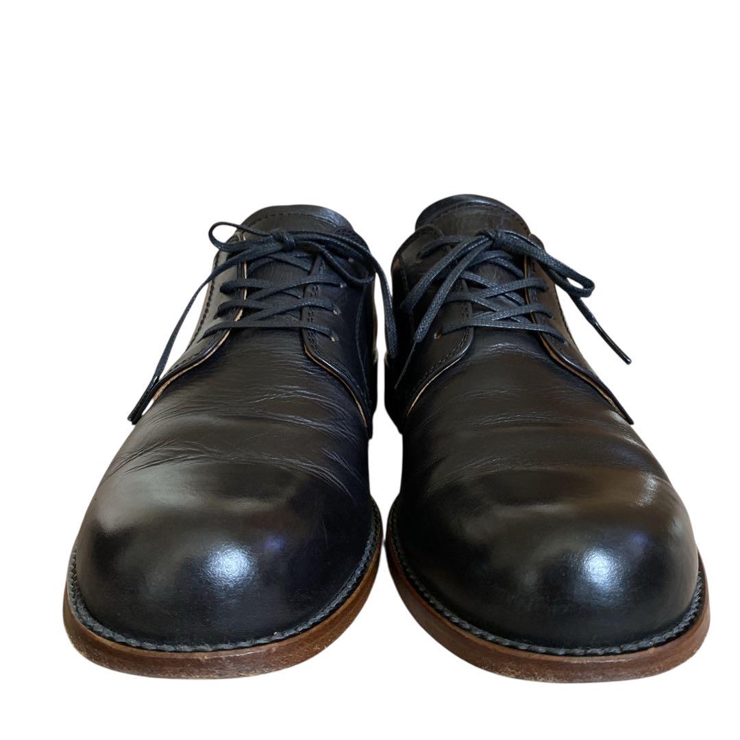 良品 PADRONE × Sot プレーントゥ シューズ 26.5㌢ 黒 別注