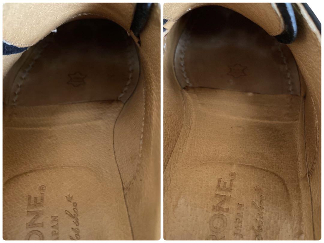 良品 PADRONE × Sot プレーントゥ シューズ 26.5㌢ 黒 別注