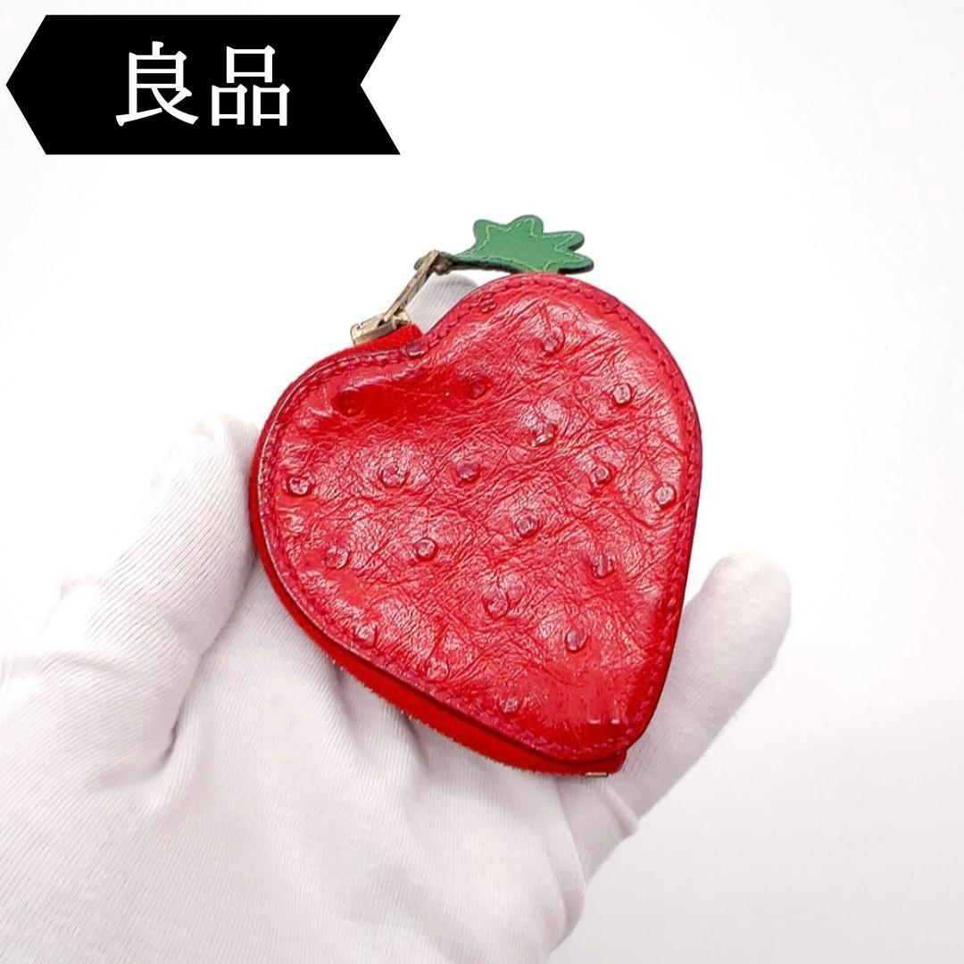 ◇エルメス◇オーストリッチトゥッティフルッティ/コインケース/小銭入れ/ブランド