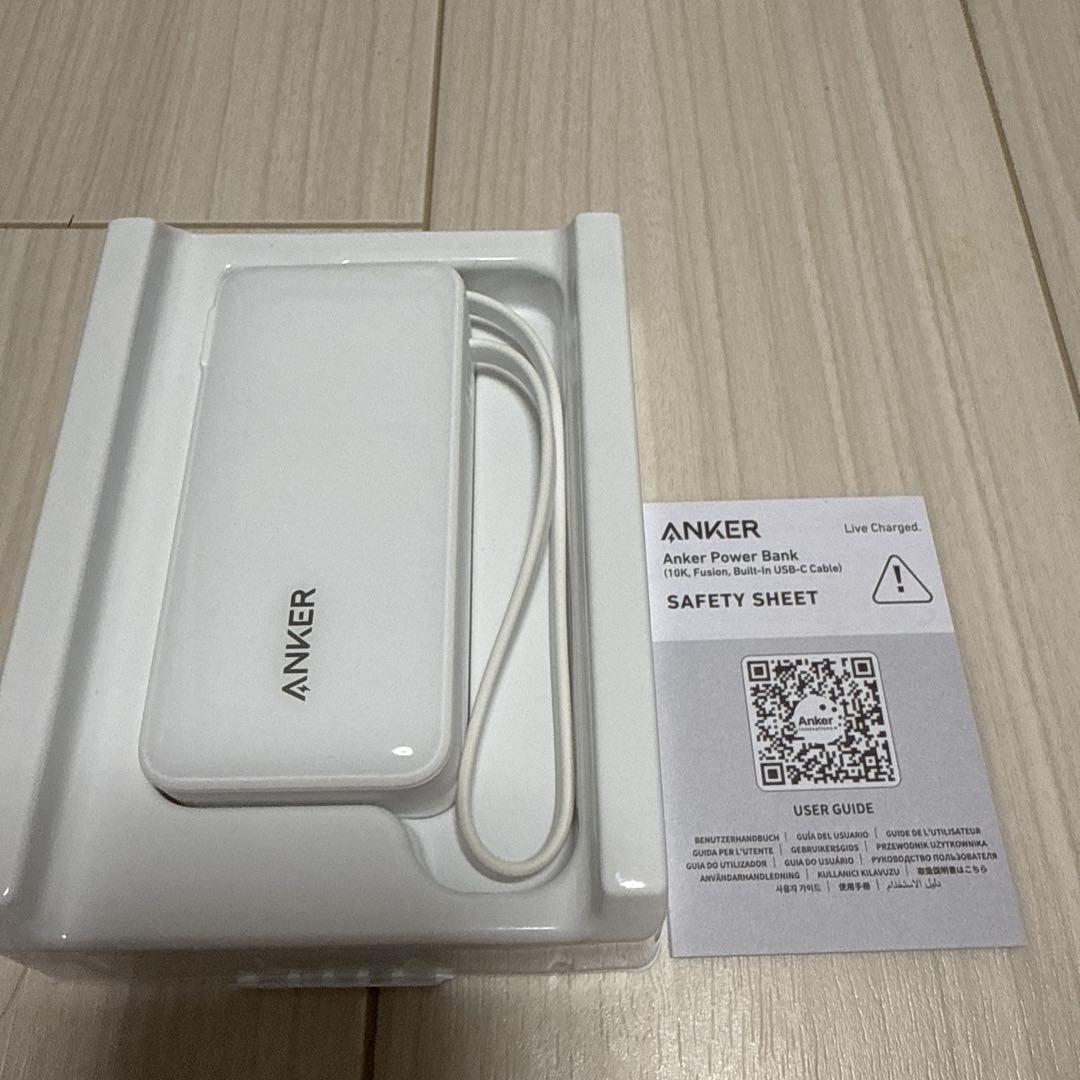 スマホアクセサリー Anker Power Bank 10000mAh, Fusion USB-C