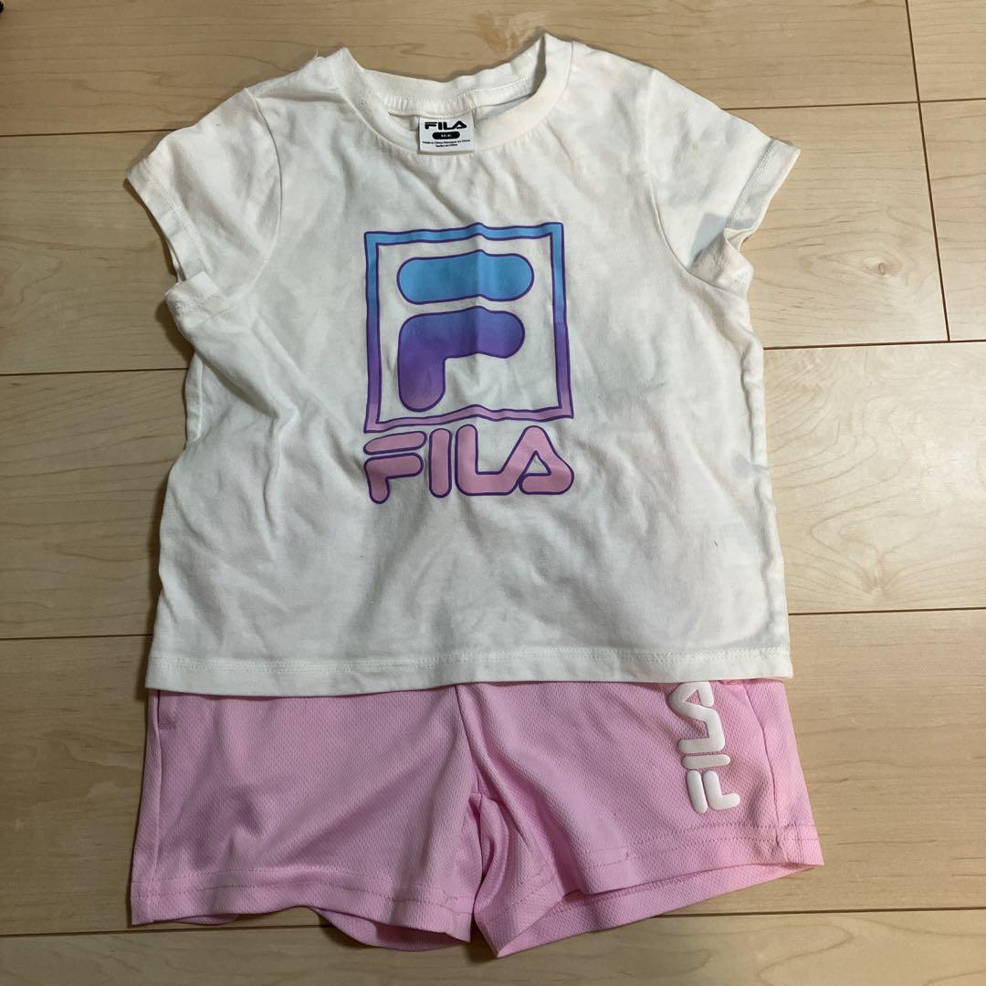 FILA Tシャツとショートパンツセット xs 6歳 - メルカリ