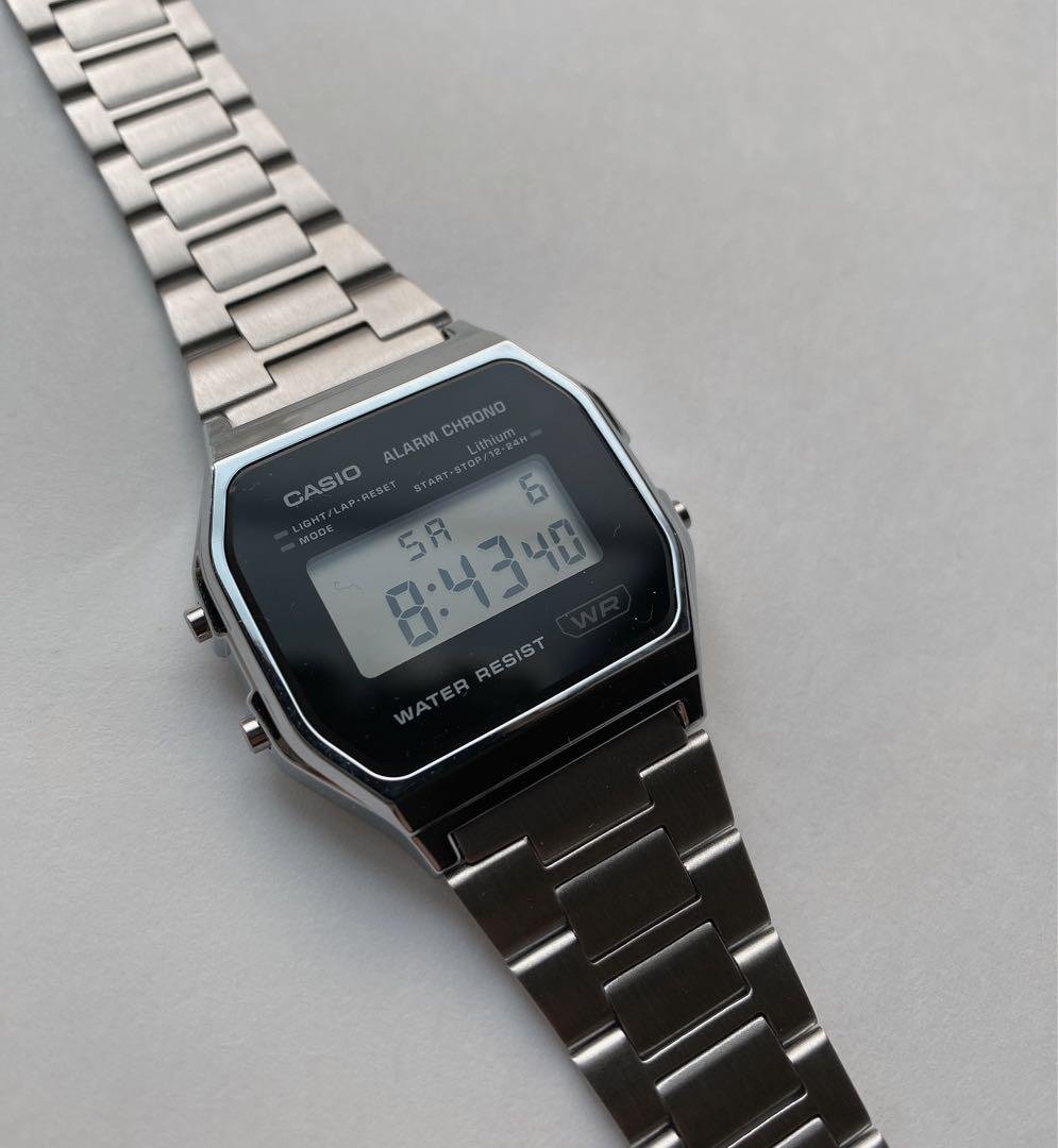CASIO / デジタル ウォッチ シルバー A158WEA-1JF - メルカリ