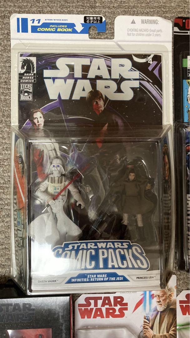 9セット スターウォーズ ベイダー トルーパー アソーカ オビワン フィギュア