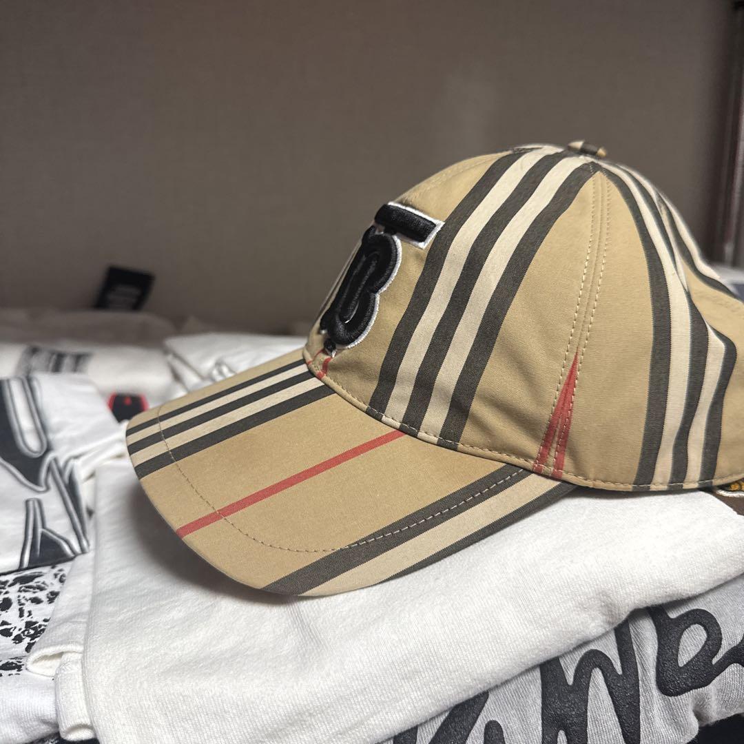 Burberry バーバリーストライプキャップ　M BURBERRY ストライプキャップ Mサイズ