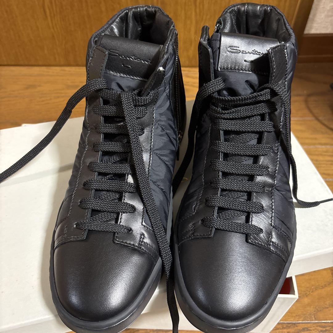 ●定価81400円Santoniサントーニメンズハイカットスニーカー