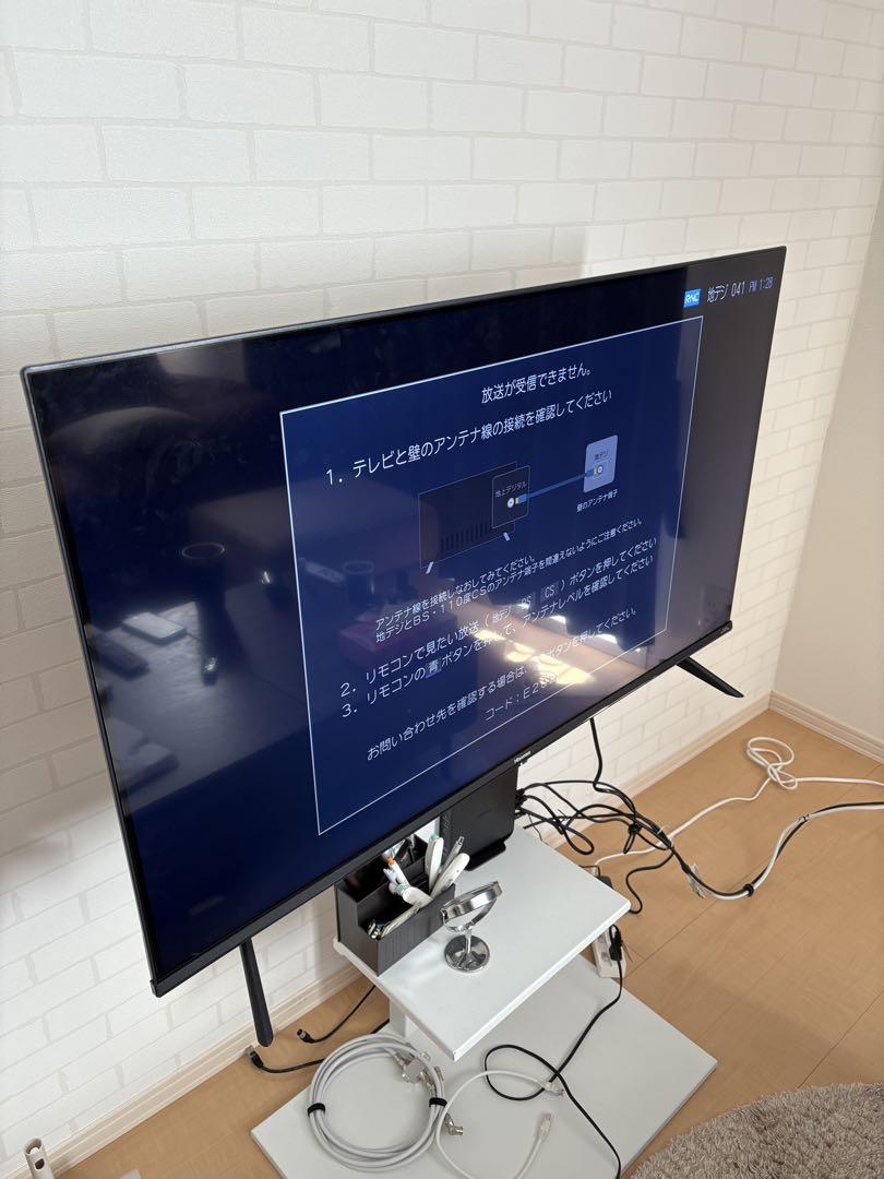 ハイセンス　43v型　4kテレビ　43E65G