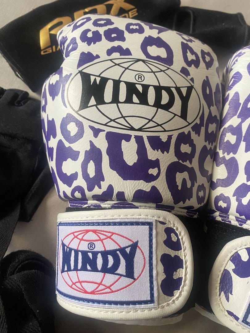 【B】WINDY ヒョウ柄 ボクシンググローブ