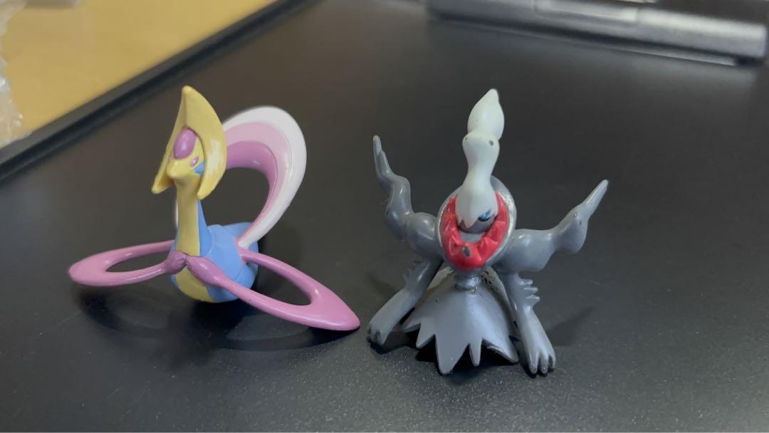 ポケモン モンコレ 初期 フィギュア ダークライ、クレセリア