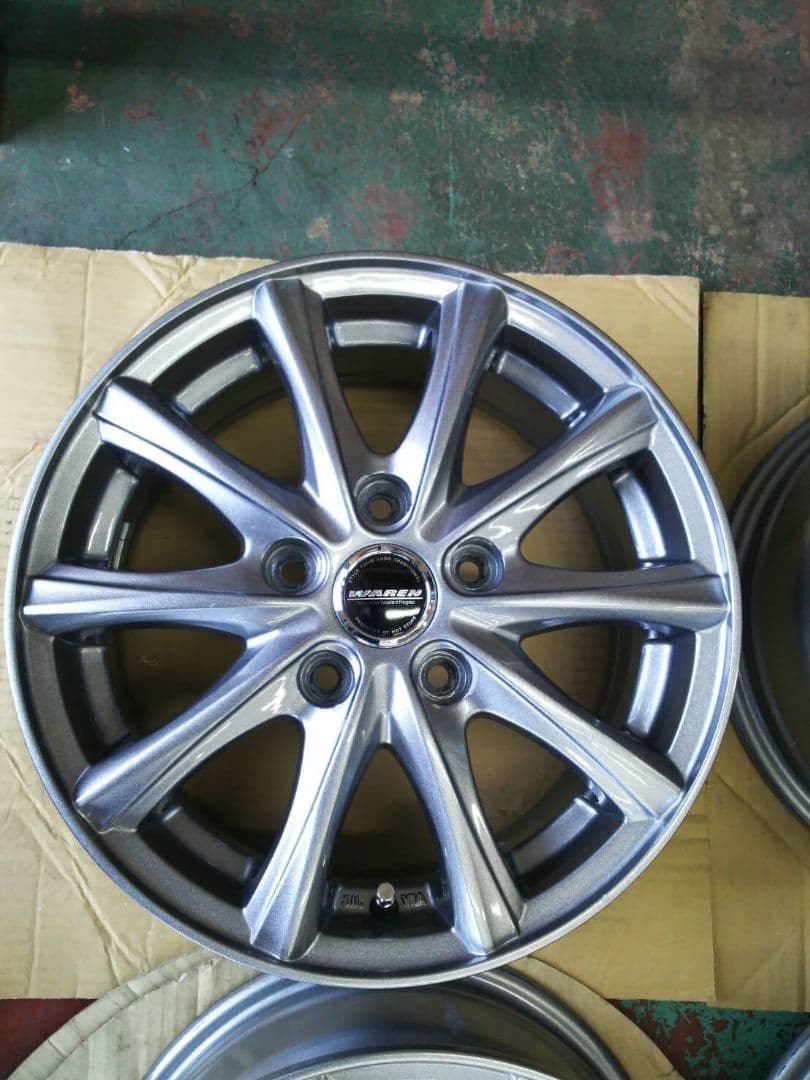 ②アルミホイール ホットスタッフ/WAREN(ヴァーレン) 4本セット 【驚き