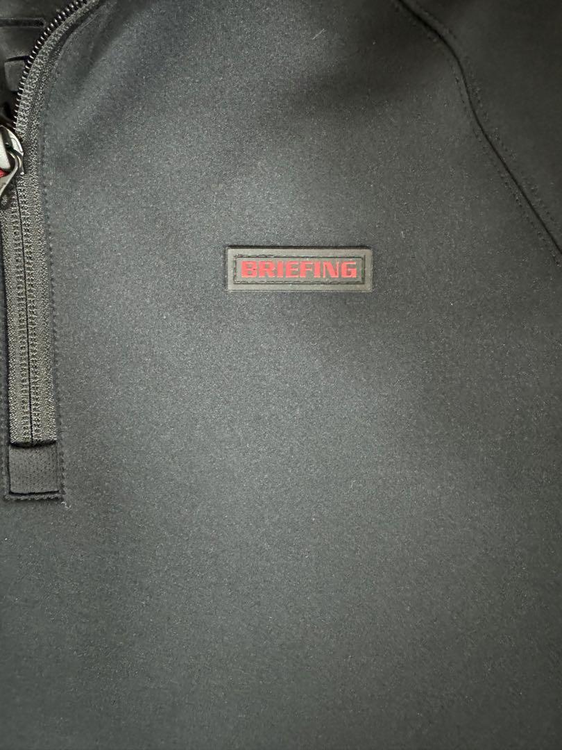 BRIEFING GOLF 3D LOGO HALF ZIP Lサイズ