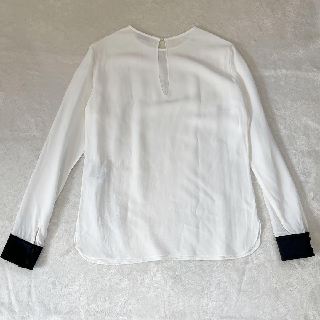 SAINT LAURENT サンローラン 白　ブラウス　レディース　M相当