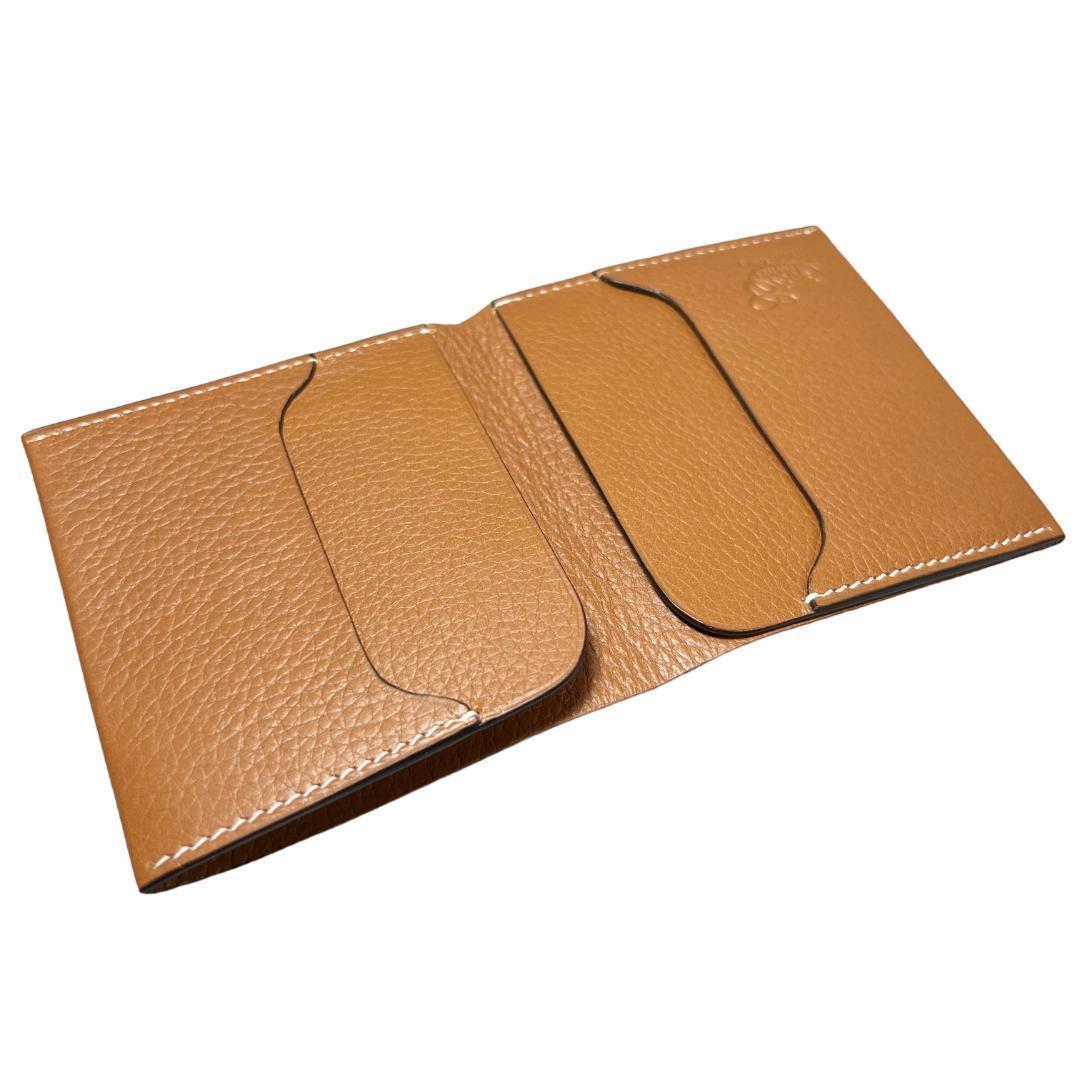 【上質革◆定価34100円】Ciseiシセイ 二つ折り財布 純札入れ 茶ブラウン