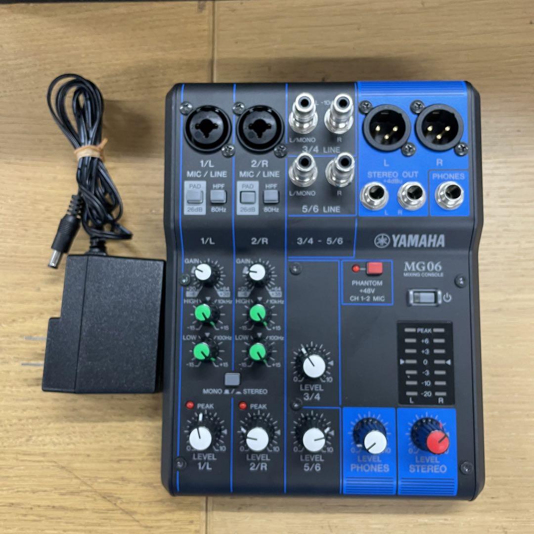 動作品 Yamaha MG06 アナログミキサー ヤマハ 動作品 Yamaha MG06 アナログミキサー ヤマハ - メルカリ