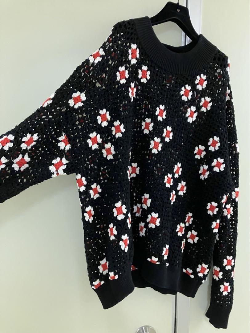 【SHO KURASHINA】 FLOWERクロシェ Cotton Knit