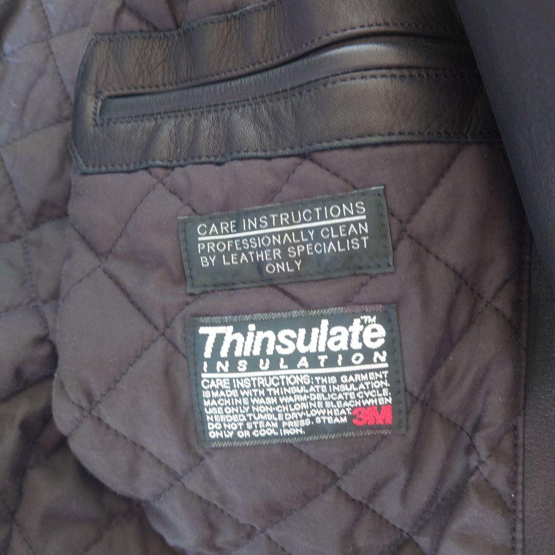 UNUSED Thinsulate ダブルライダースジャケット