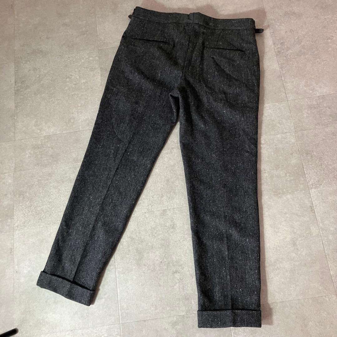 TAGLIATORE P-BRENT ヘリンボーン ウール スラックス/48 TAGLIATORE P-BRENT ヘリンボーン ウール スラックス/48