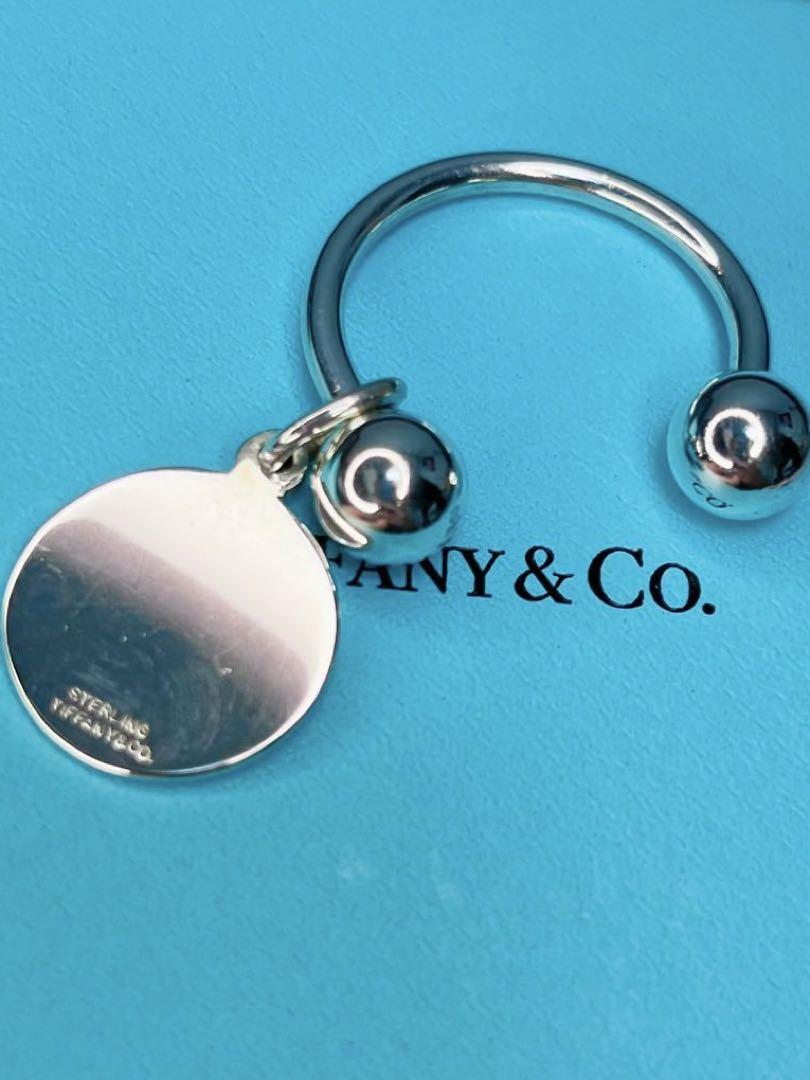 Tiffany & Co. キーホルダー キーリング　ラウンドチャーム