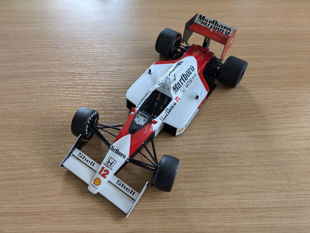 ⚠️説明文必読【プラモデル完成品】1/20 マクラーレン ホンダ MP4/4