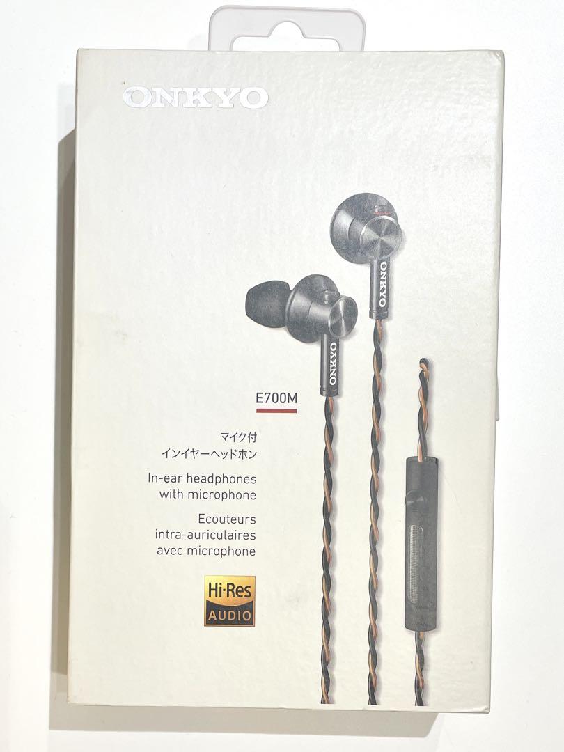 ONKYO E700M マイク付インイヤーヘッドホン ハイレゾ対応