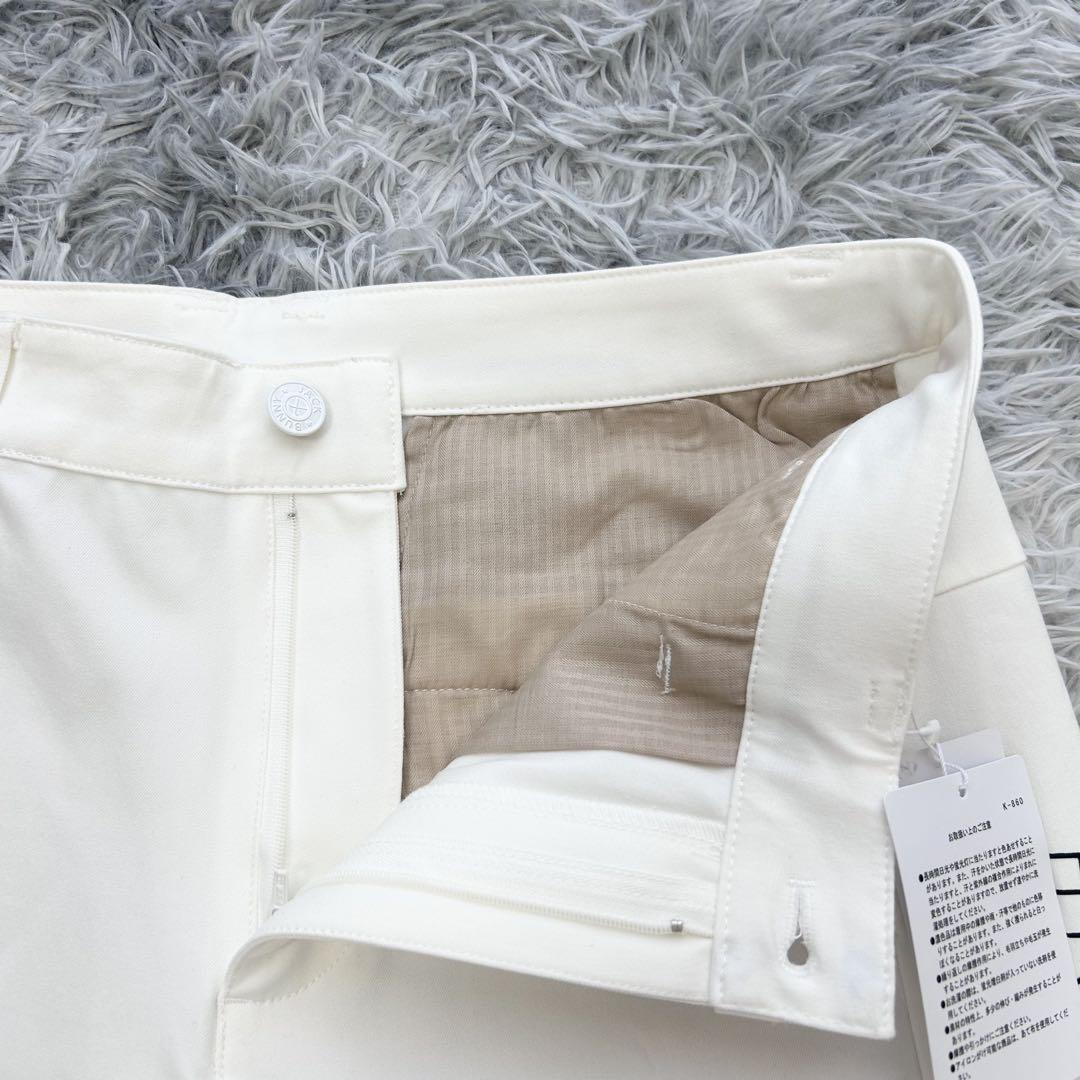 新品 ジャックバニー ハーフパンツ ストレッチ オフホワイト