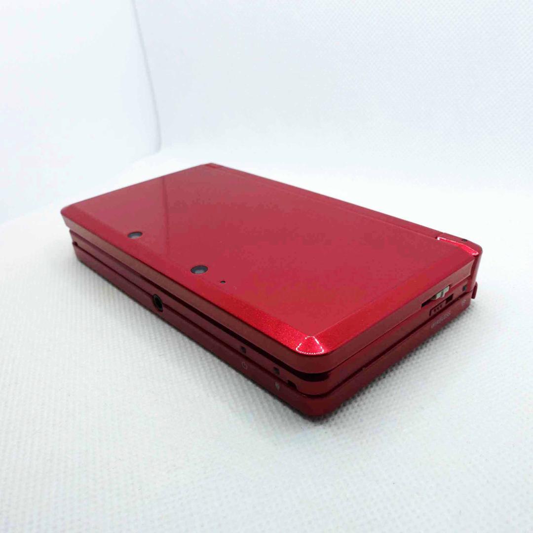 すぐ遊べる！】ニンテンドー3DS メタリックレッド+電源+SD+