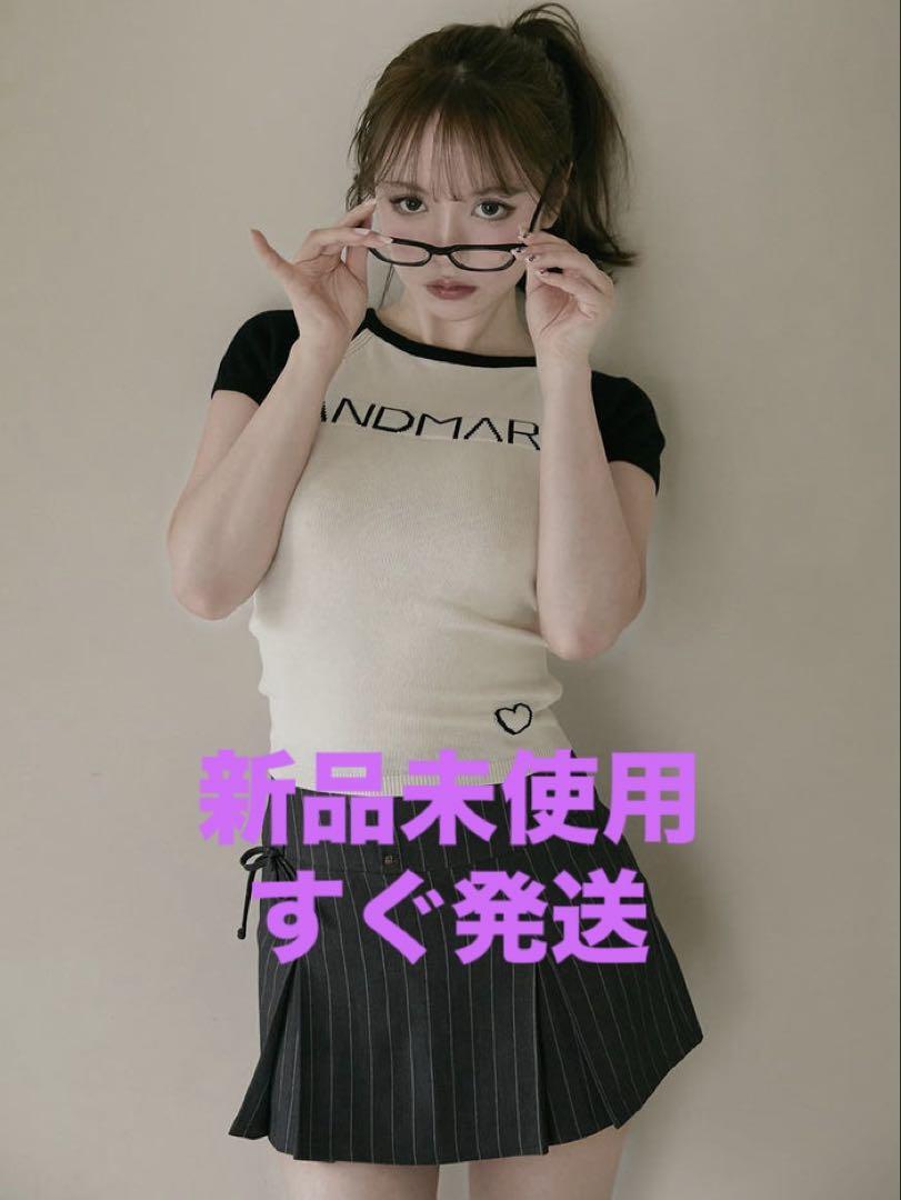 Mary logo knit tops Andmary アンドマリー