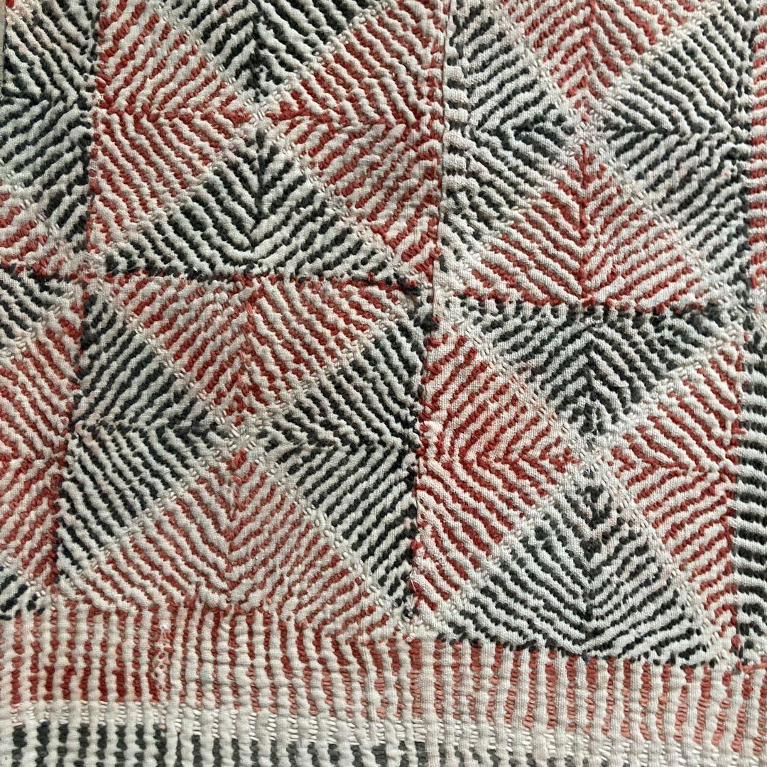 グラデーションが可愛いロホリカンタ刺し子刺繍布ヴィンテージ