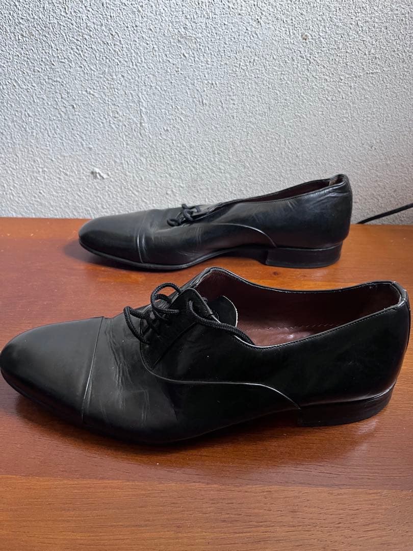 ビンテージ lalite ローファー ブラック 靴 ストレートチップ 黒 古着 ビンテージ lalite ローファー ブラック 靴 ストレートチップ 黒 古着