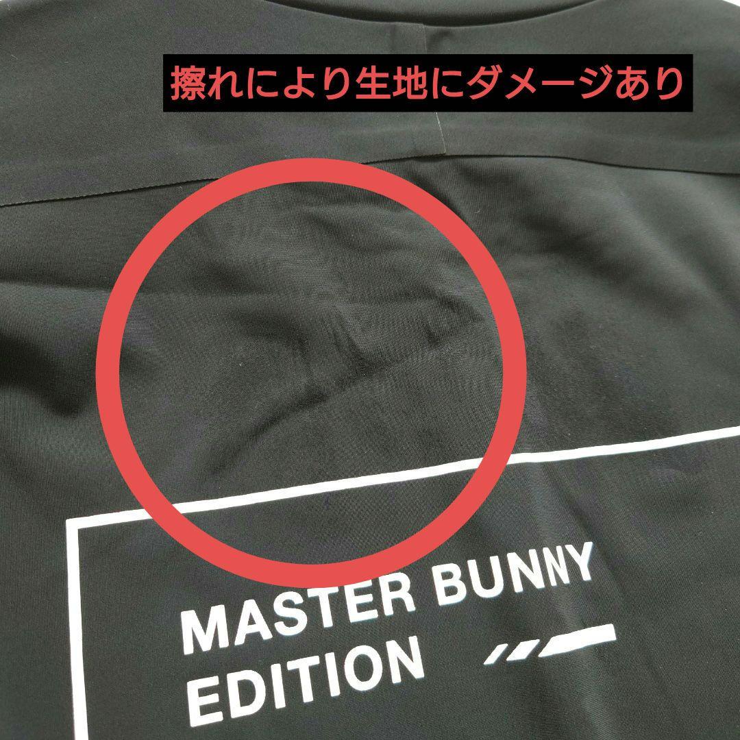 a1910▶マスターバニーエディション　モックネック半袖シャツ【5】ブラック