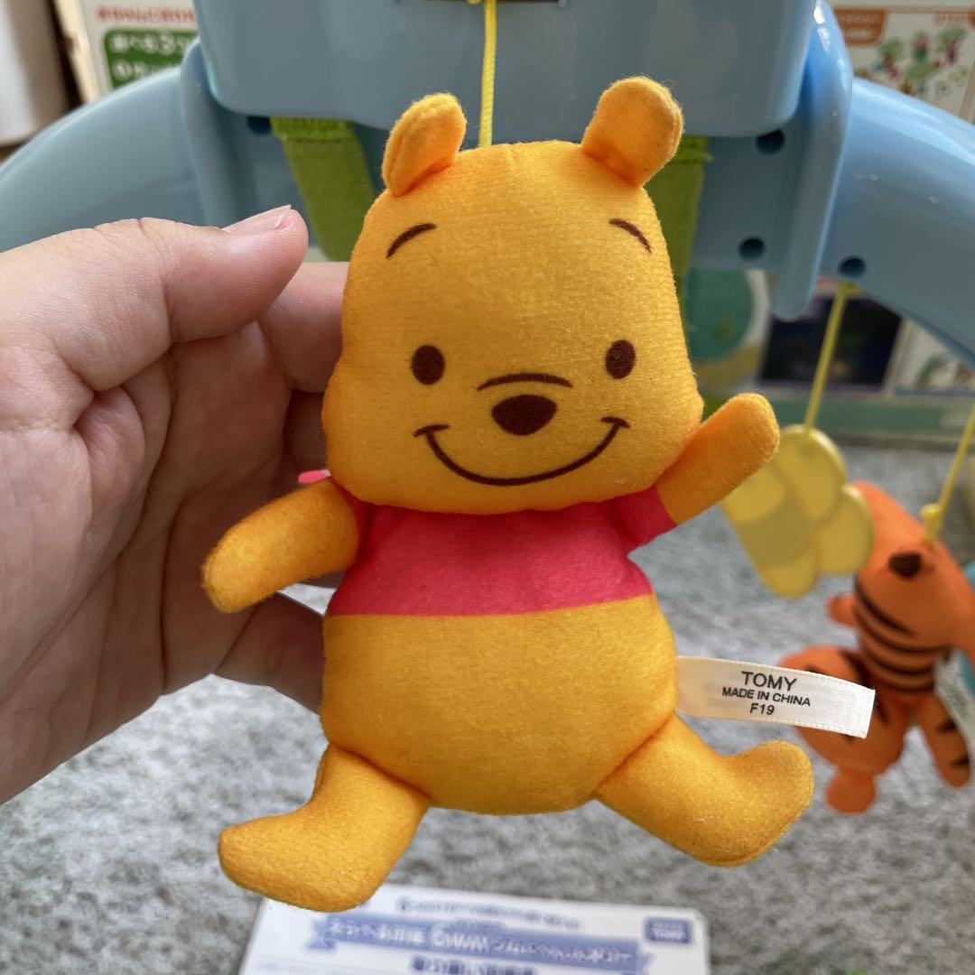 【美品】くまのプーさん 6WAYジムにへんしんメリー プーメリー 美品》くまのプーさん 6WAYジムにへんしんメリー プーメリー