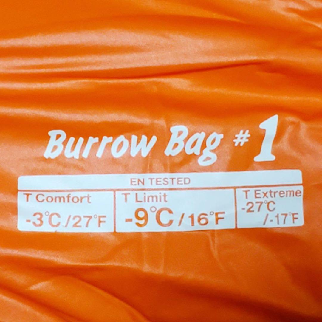 mont-bell Burrow Bag #1 スーパースパイラルバロウバッグ