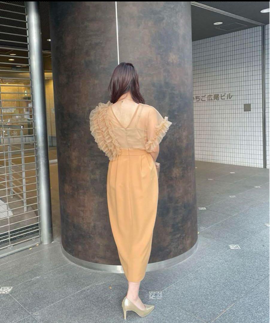 LAGUNAMOON  LADYチュールドッキングコクーンワンピース
