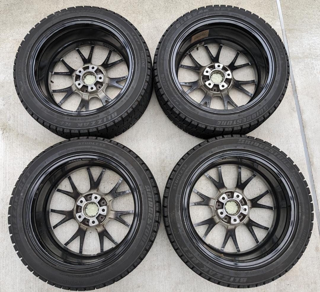 BMW 5シリーズ(F10)　motec 18インチ　ブリザック 245/45