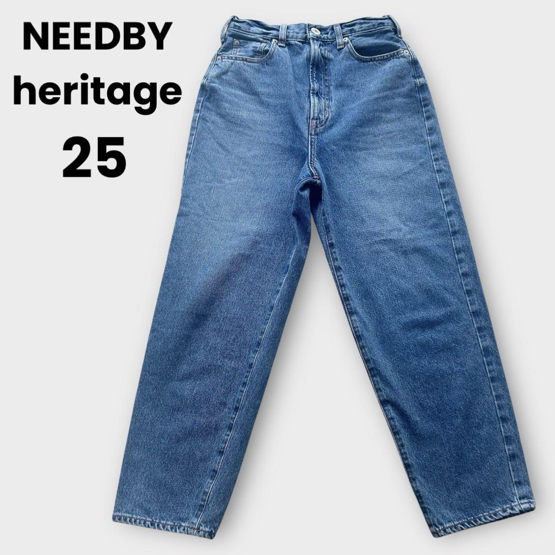 NEEDBY heritage IBARA MD BLUE 25 デニムパンツ