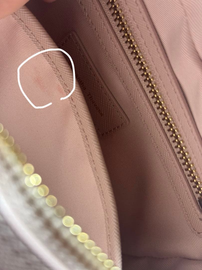 サマンサタバサ ポムディスポワール バイカラーショルダーバッグ