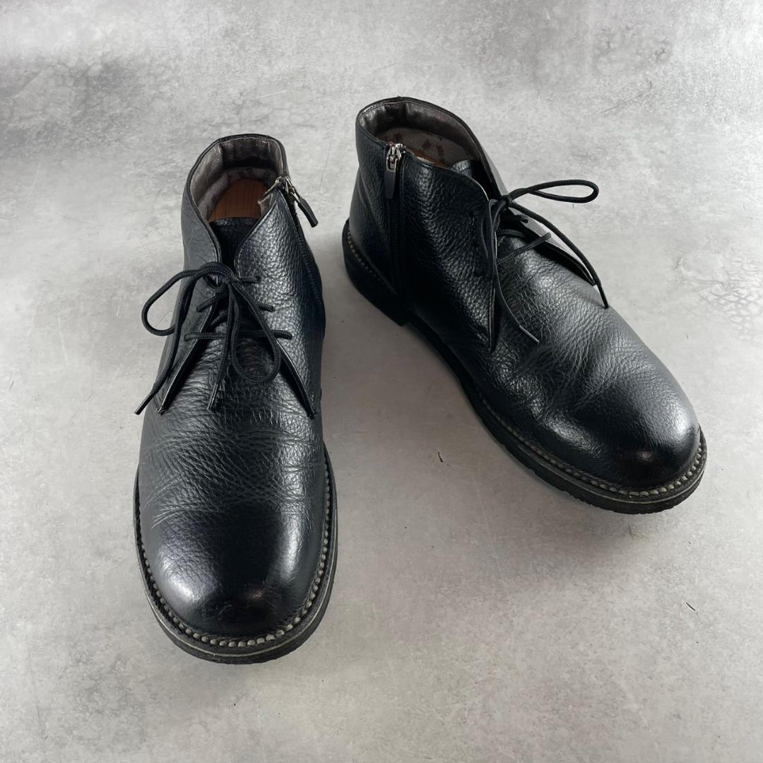 美品✨リーガル ゴアテックス レザー メンズ 革靴 チャッカブーツ 黒 26.5
