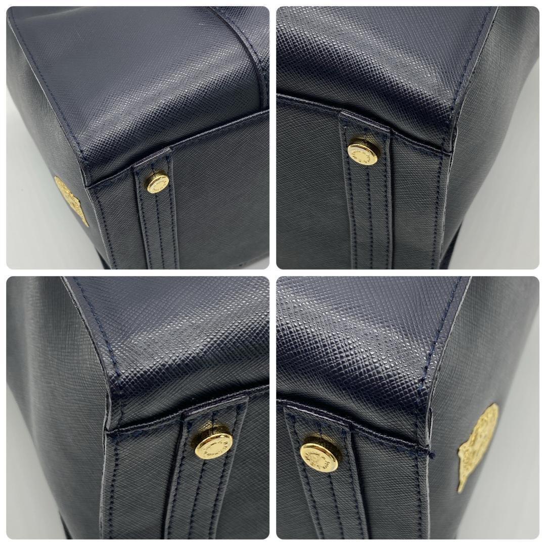 美品 A.D.M.J ハンドバッグ トートバッグ レザー レディース