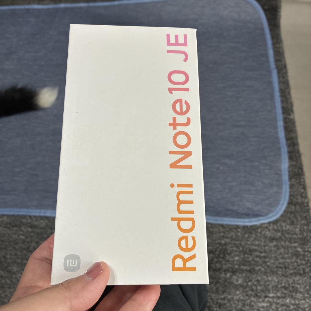 Redmi Note 10 JE グレー 室内で少し触った程度