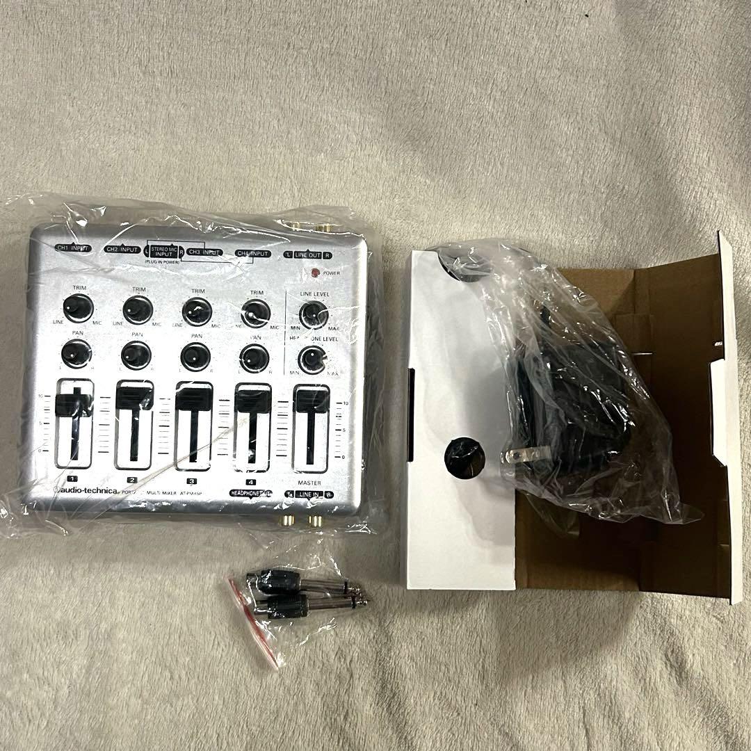 【未使用品】オーディオテクニカ ポータブル マルチミキサー AT-PMX5