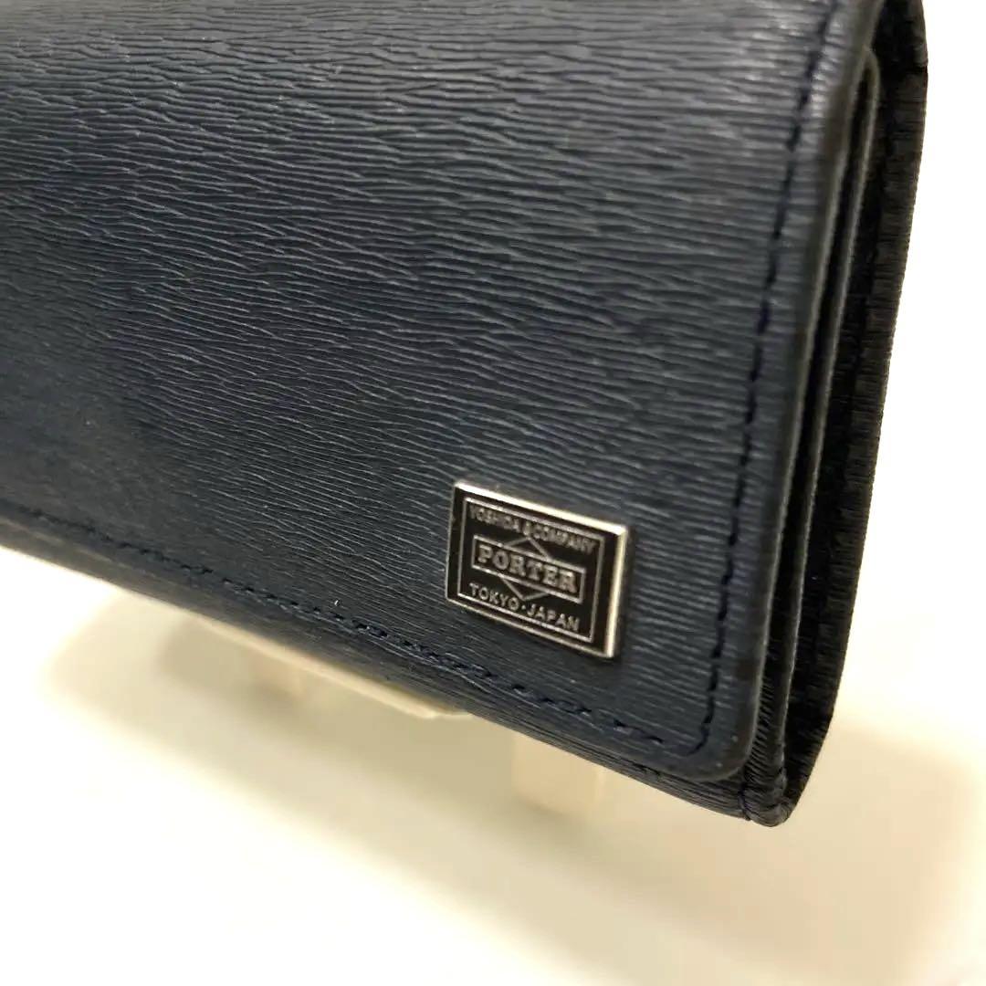 一度使用のみ✨PORTER CURRENT 4連 キーケース 本革 エンボス
