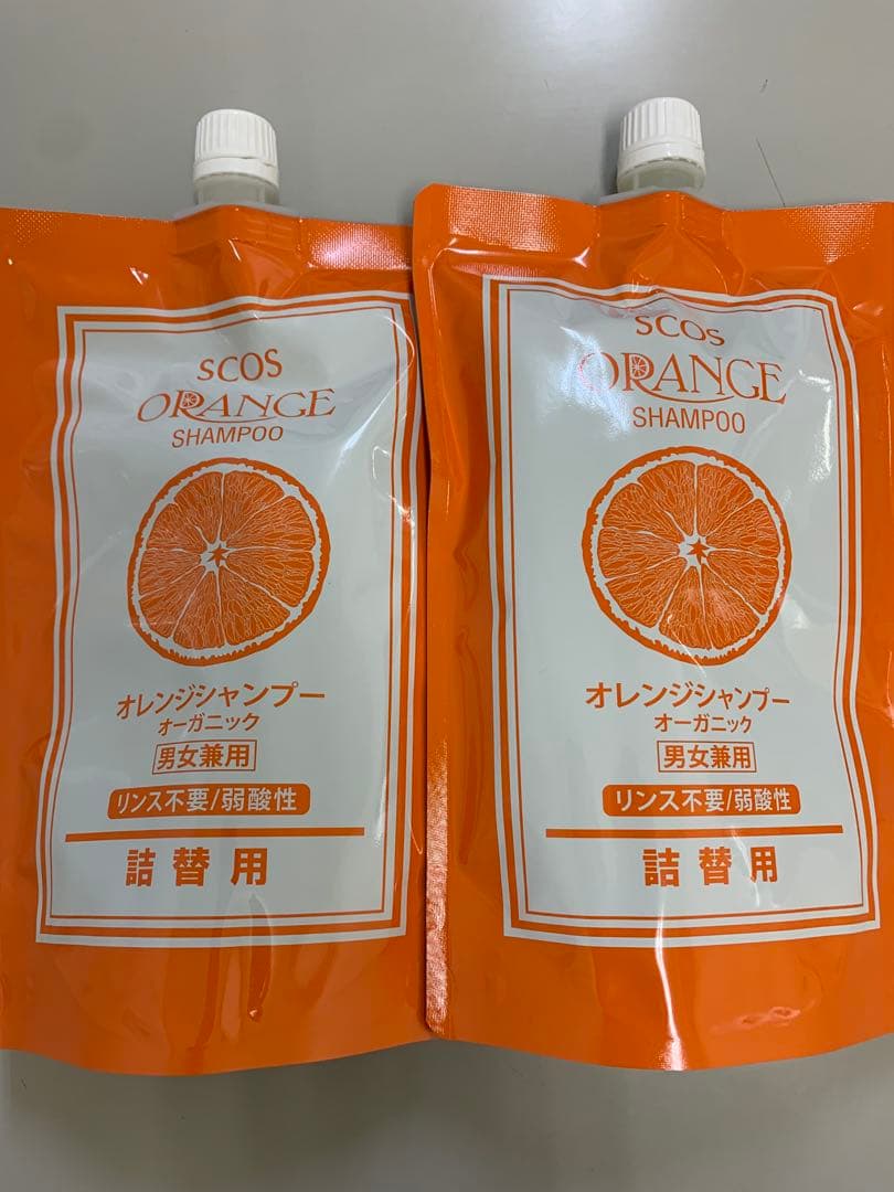 特価！scosオレンジシャンプー 詰替用485ml 2本セット - メルカリ