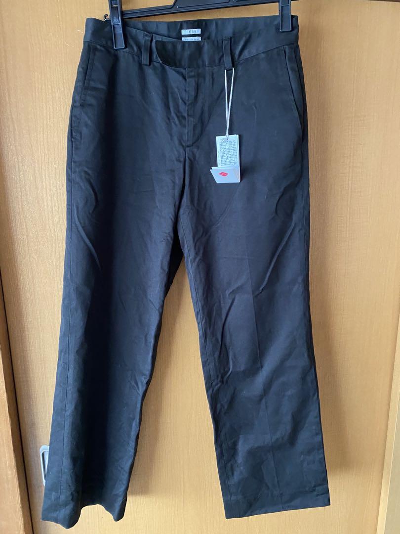 柴田ひかり×IKIJI Low-rise work pants black
