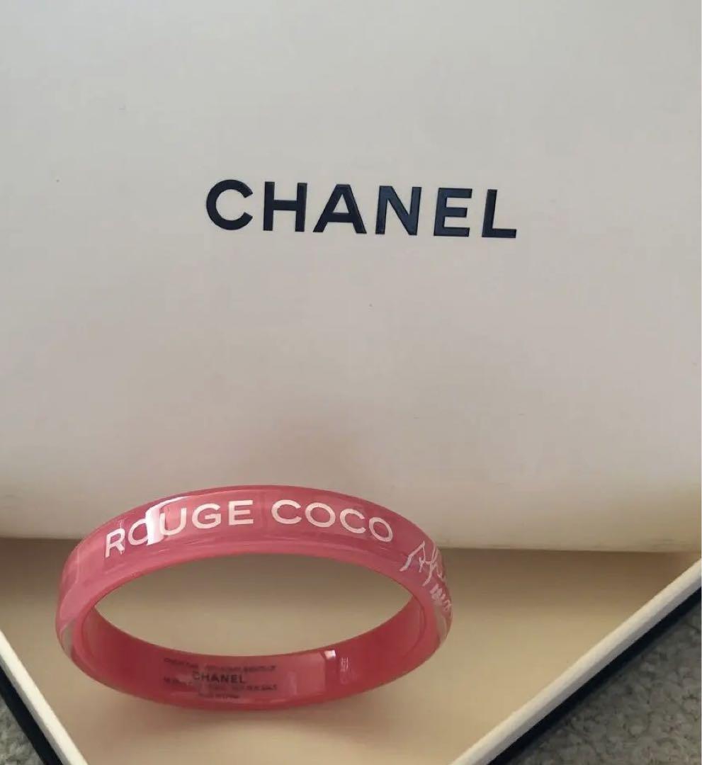 【レア】CHANELバングル　ノベルティ　coco シャネル バングル ブレスレット ノベルティ - メルカリ