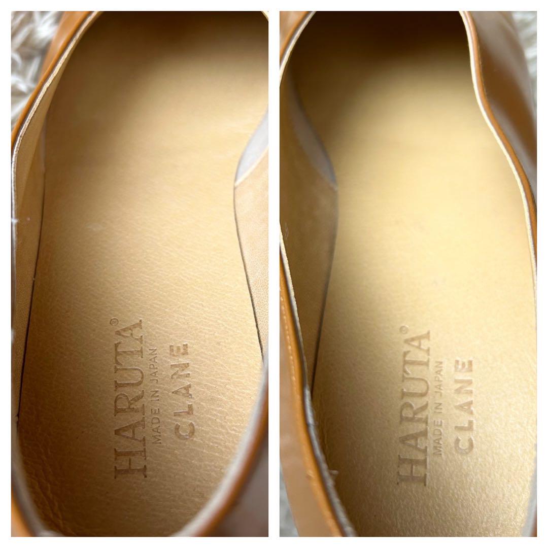美品 CLANEXHARUTA FLAT SHOES キャメル25cm - メルカリ
